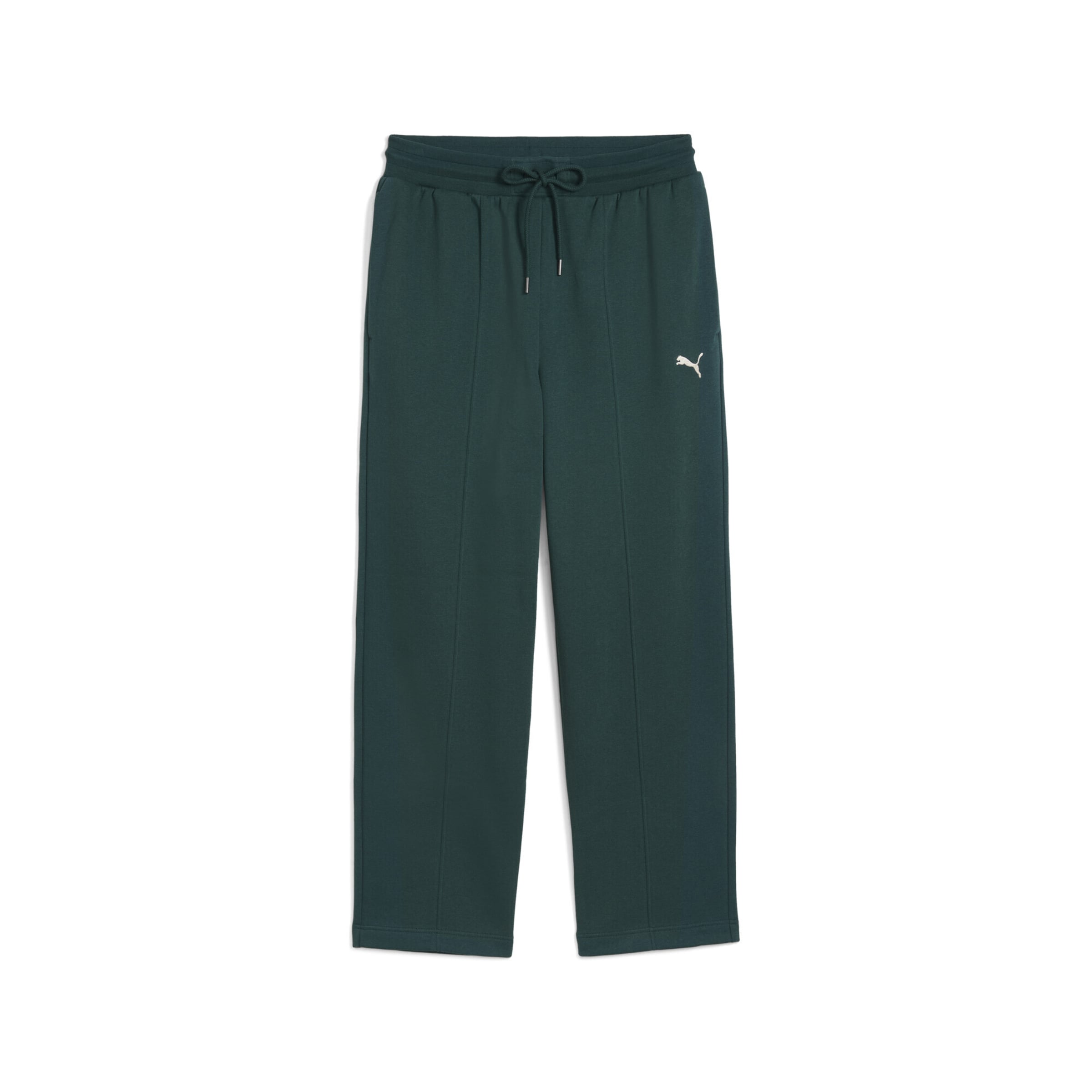 PUMA Loosefit Sportbroek in Groen: voorkant
