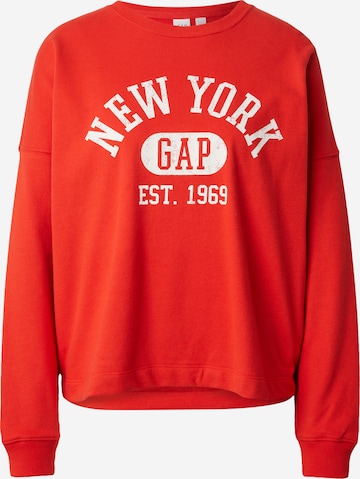 Sweat-shirt GAP en rouge : devant