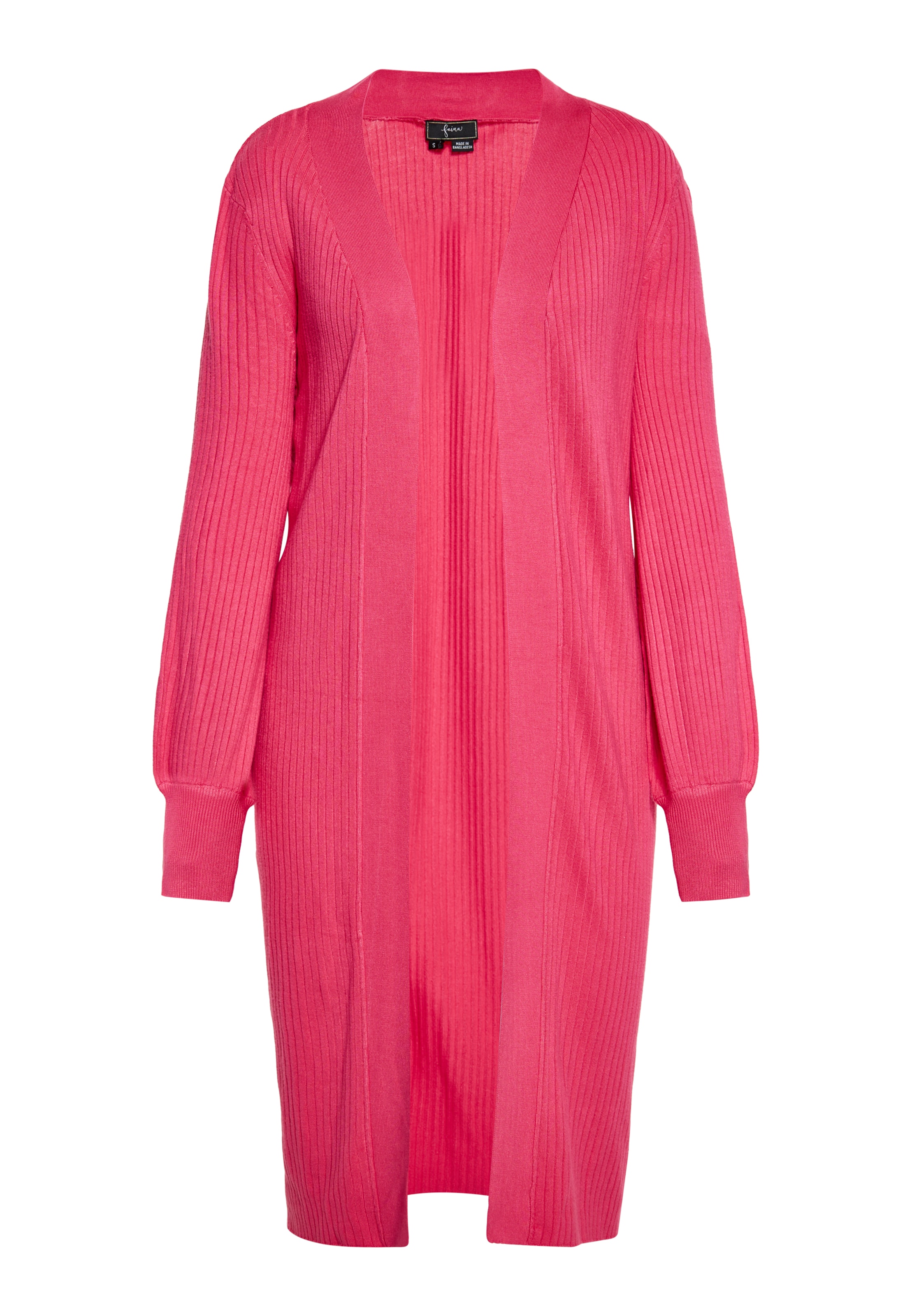 faina Gebreid vest in Roze: voorkant