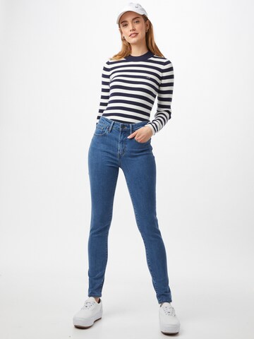 LEVI'S ® Neulepaita 'Crew Rib Sweater' värissä sininen