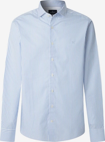 Hackett London Slim Fit Hemd in Blau: Vorderseite