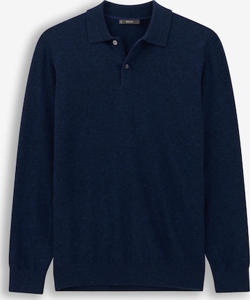 Boggi Milano Gebreid vest in Blauw: voorkant