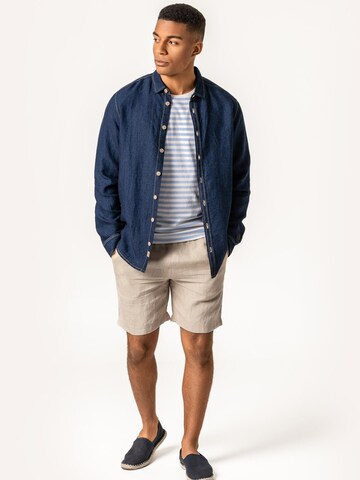 Living Crafts Comfort Fit Hemd 'AMANDUS'‌‌‌‌‌‌ in Blau