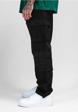 Regular Pantalon cargo Dropsize en noir