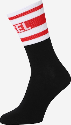 DIESEL Socks 'RAY' in Black: front