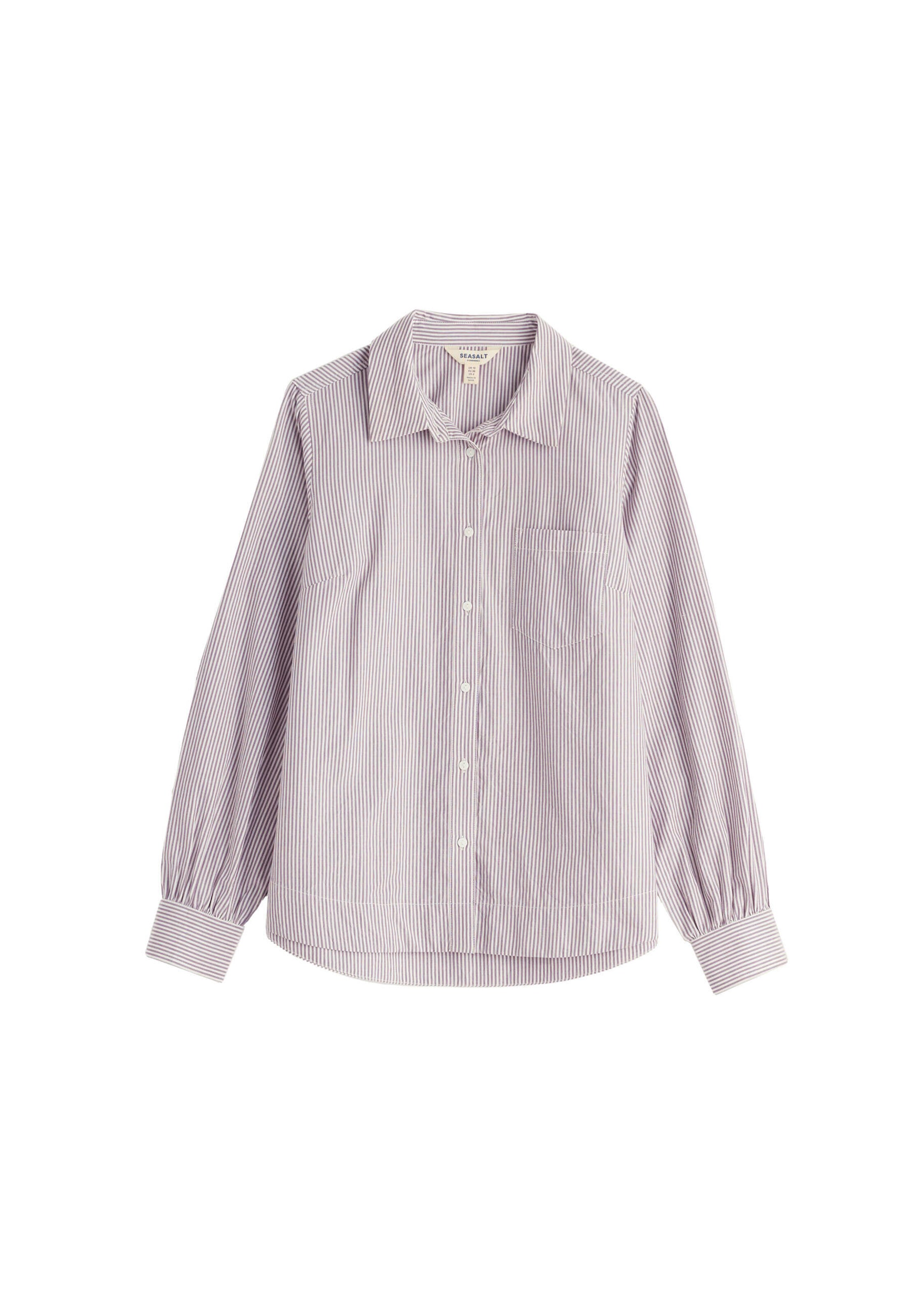 Seasalt Cornwall Blouse 'Isla' in Lila: voorkant