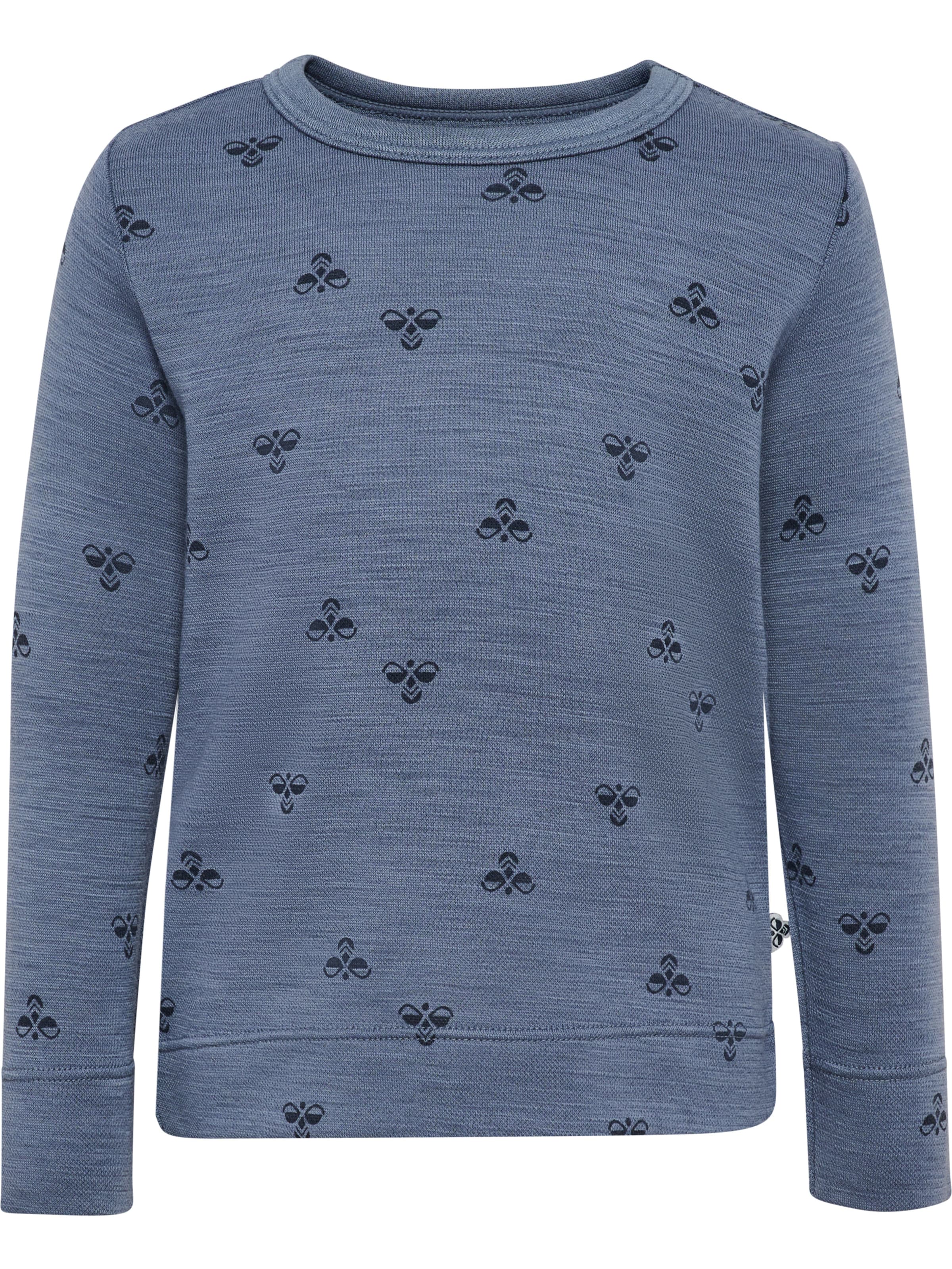 Hummel Shirt in Blauw: voorkant