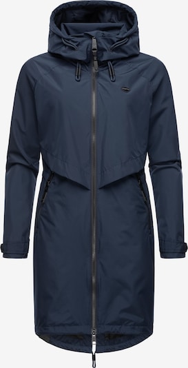 Ragwear Manteau fonctionnel 'Frodik' en bleu marine / noir, Vue avec produit