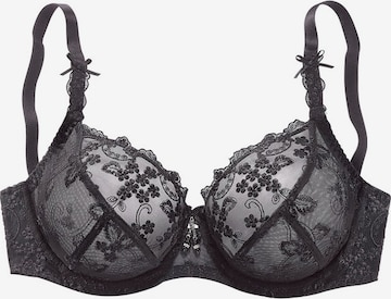 LASCANA Bra in Black: front