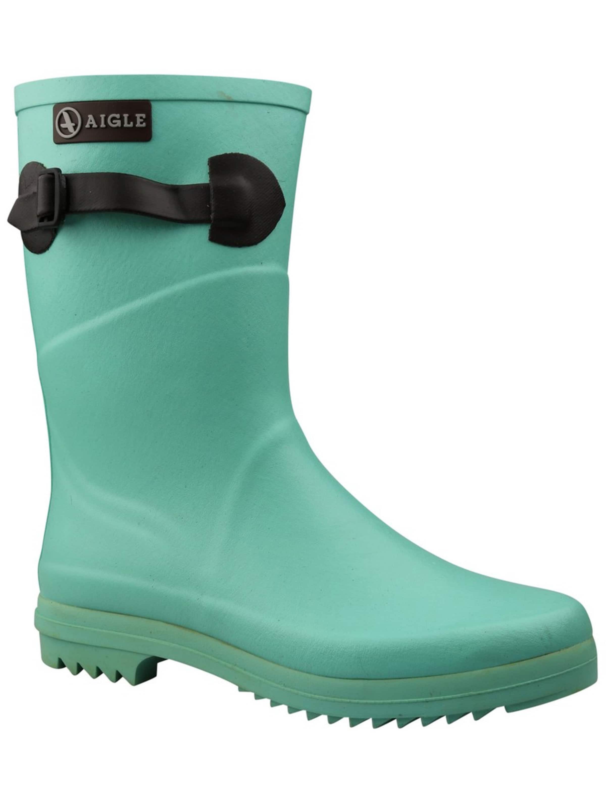 AIGLE Kumisaappaat värissä vihreä: etupuoli