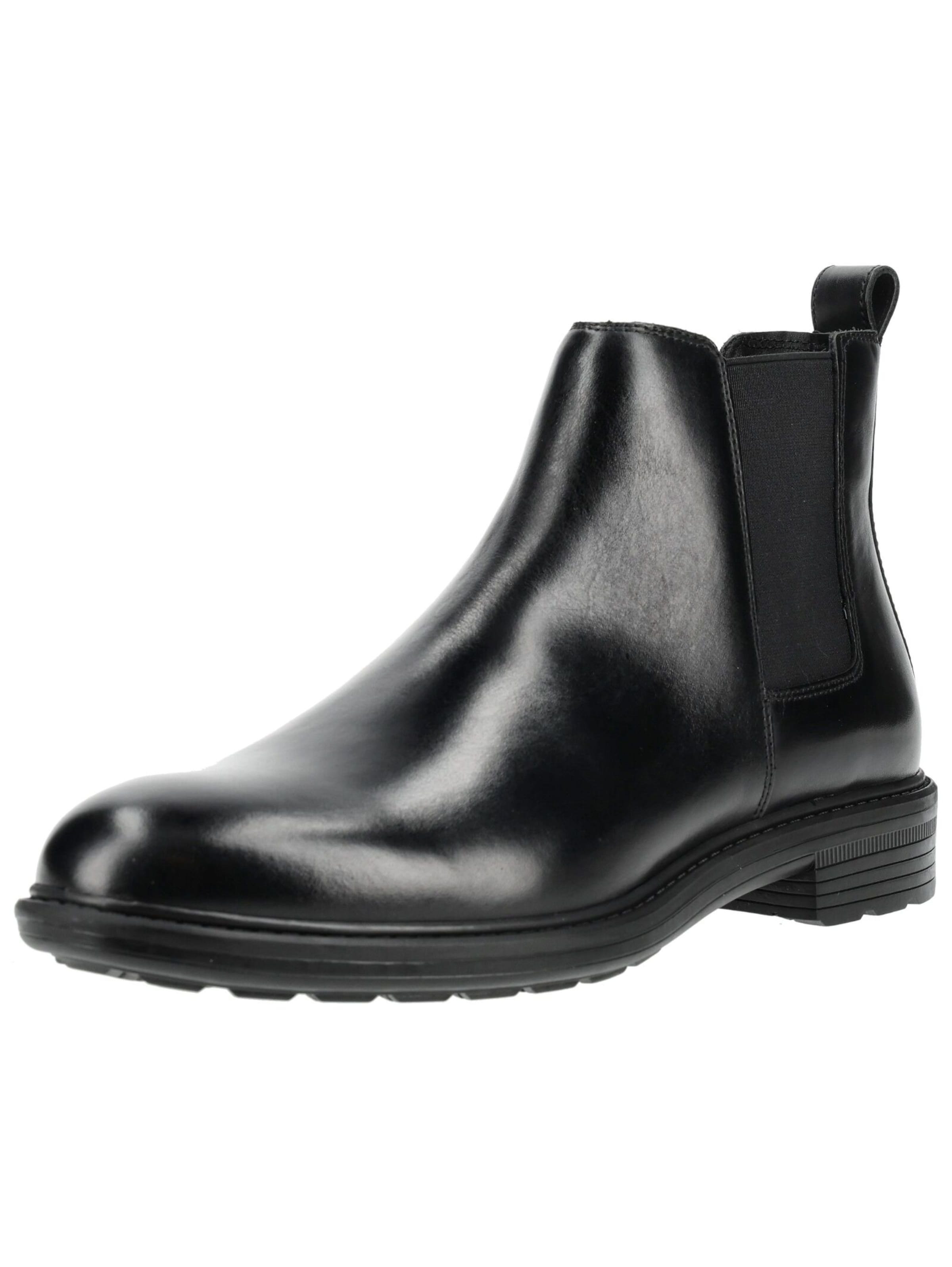 Chelsea Boots GEOX en noir : devant