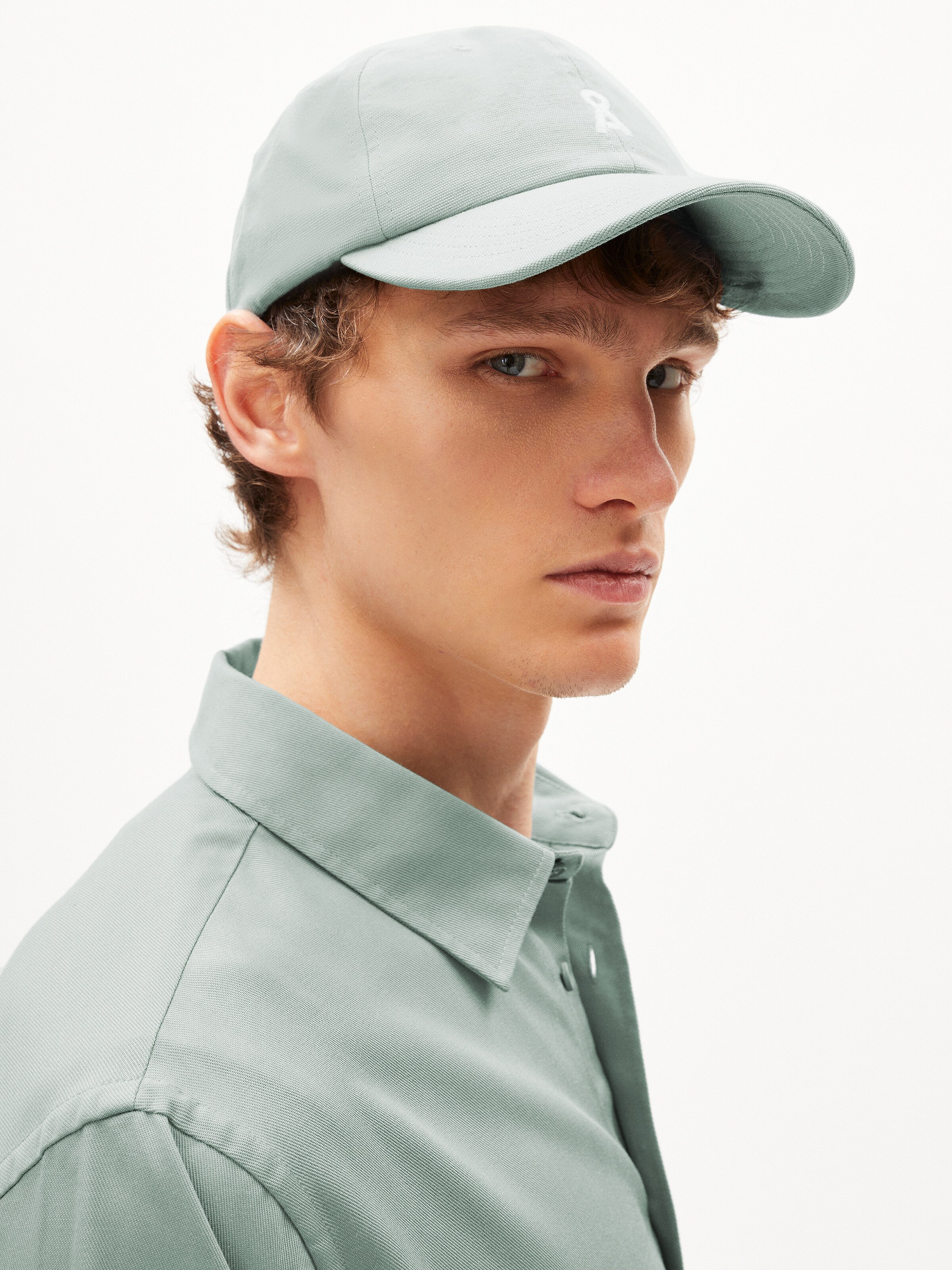 ARMEDANGELS Kappe YENAAS BOLD in Blau: Vorderseite