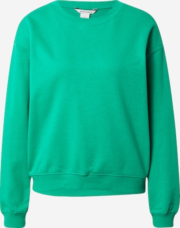 Monki Sweatshirt in Green: front