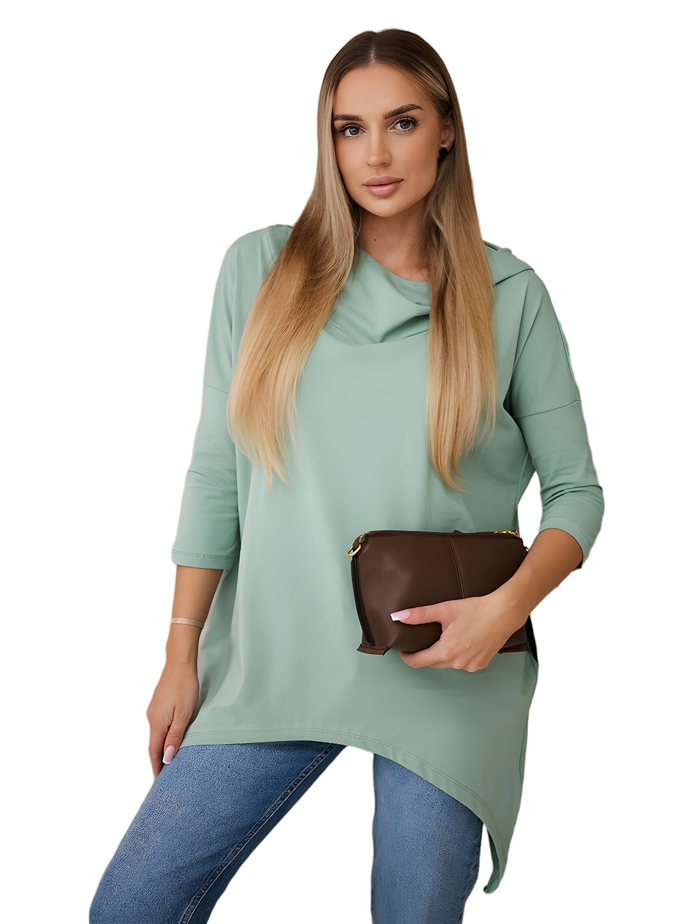 Lumera Bluzka sportowa w kolorze zielony: przód