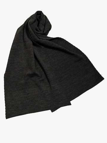 LANARTO slow fashion Schal 'Uni' in Grau: Vorderseite