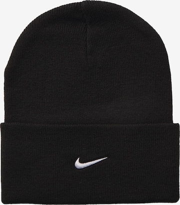 Nike Sportswear Čiapky 'Peak Swoosh' - Čierna: predná strana