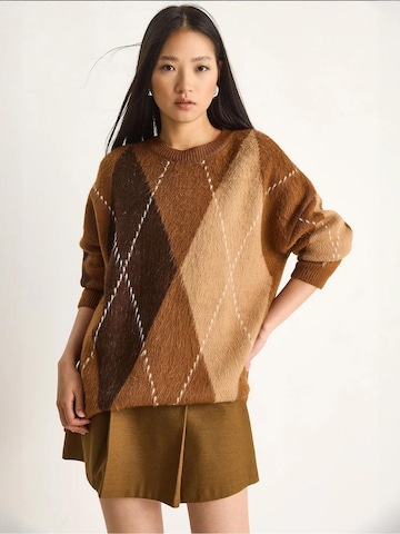 Pull-over Bianco Lucci en marron