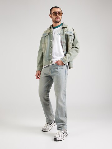 žalia Carhartt WIP Marškinėliai '89 Ringer'
