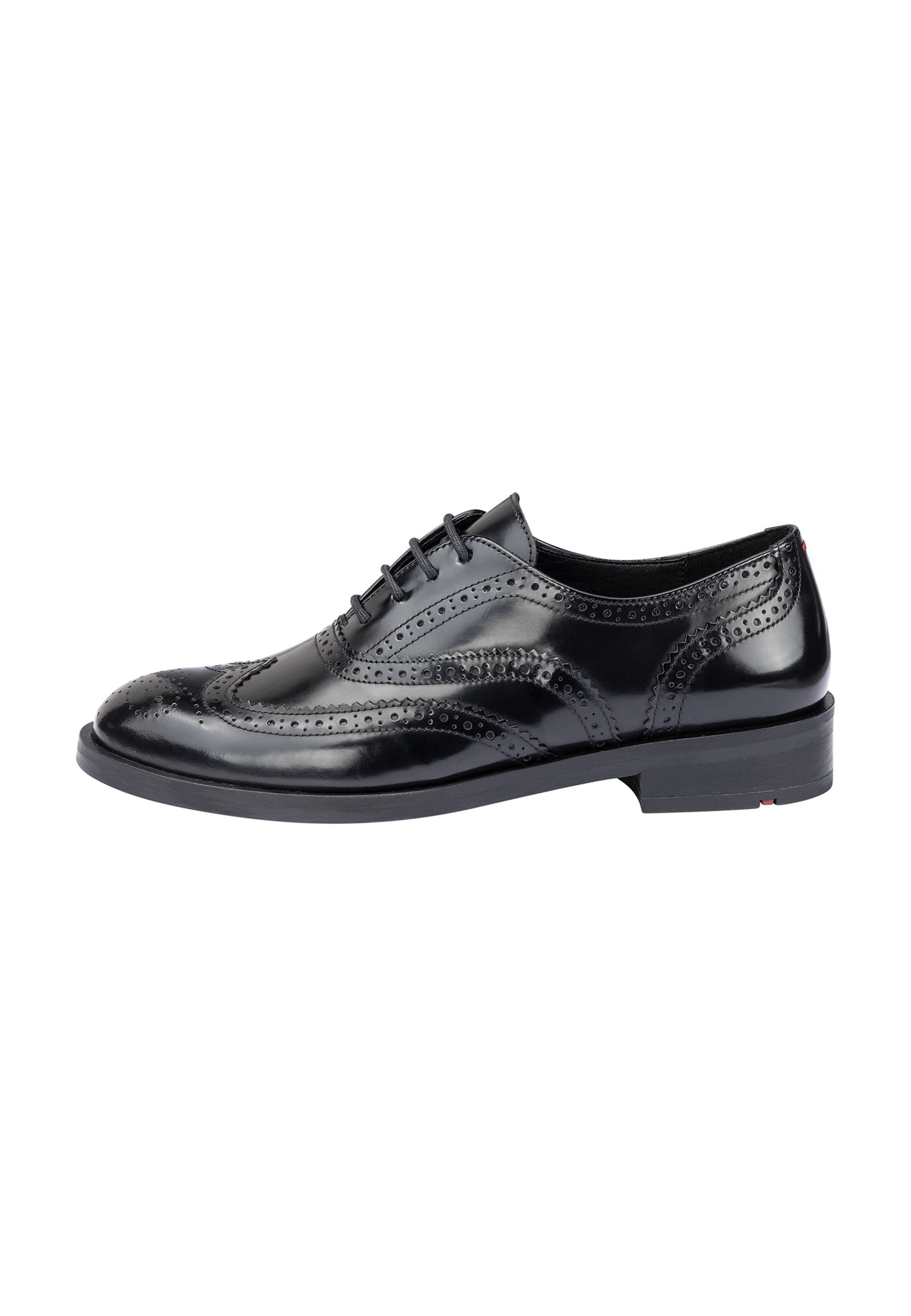Chaussure à lacets LLOYD en noir : devant