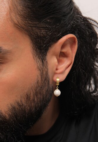 Boucles d'oreilles KUZZOI en or : devant