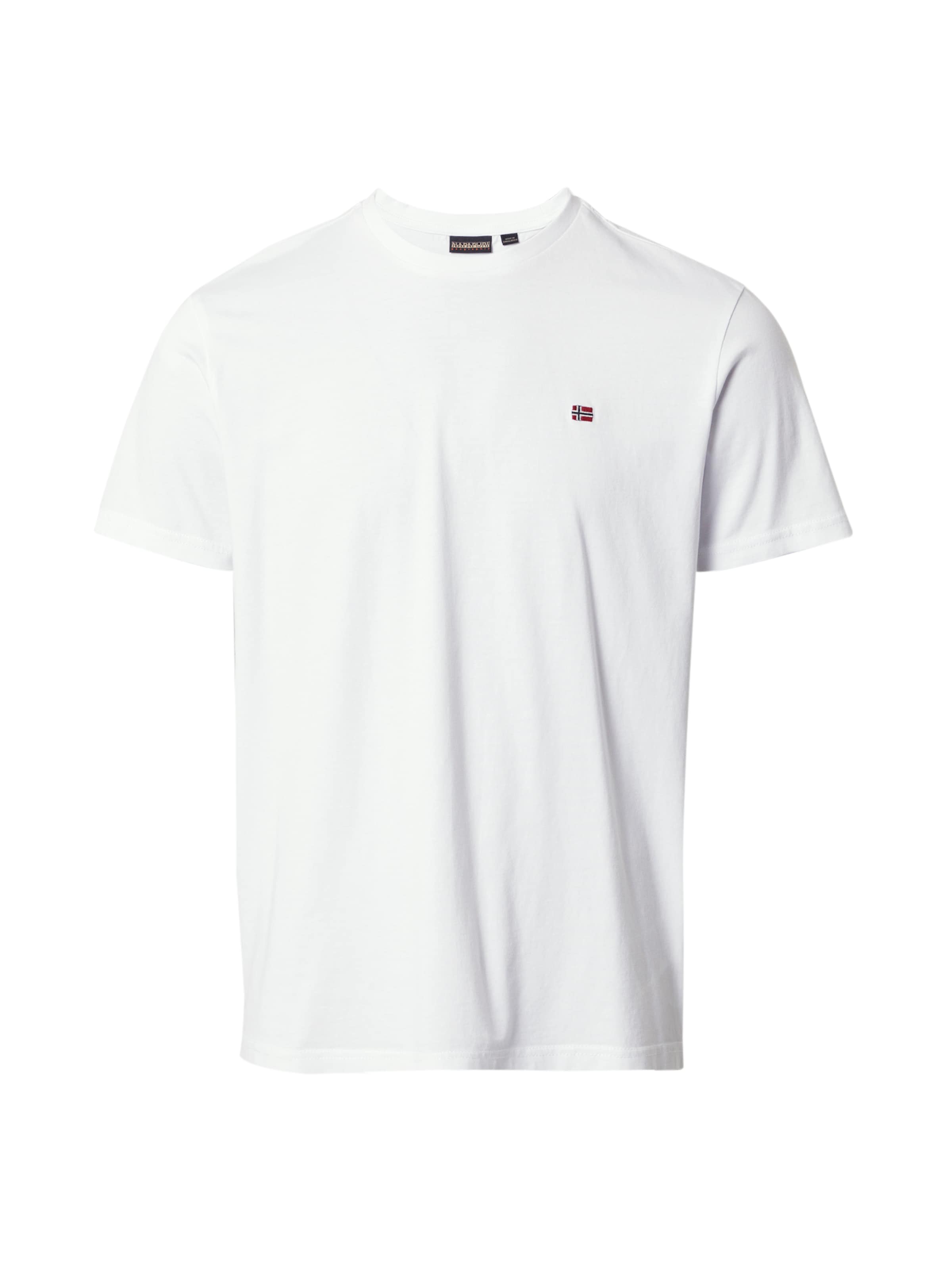 NAPAPIJRI Tričko 'Salis' – bílá: přední strana