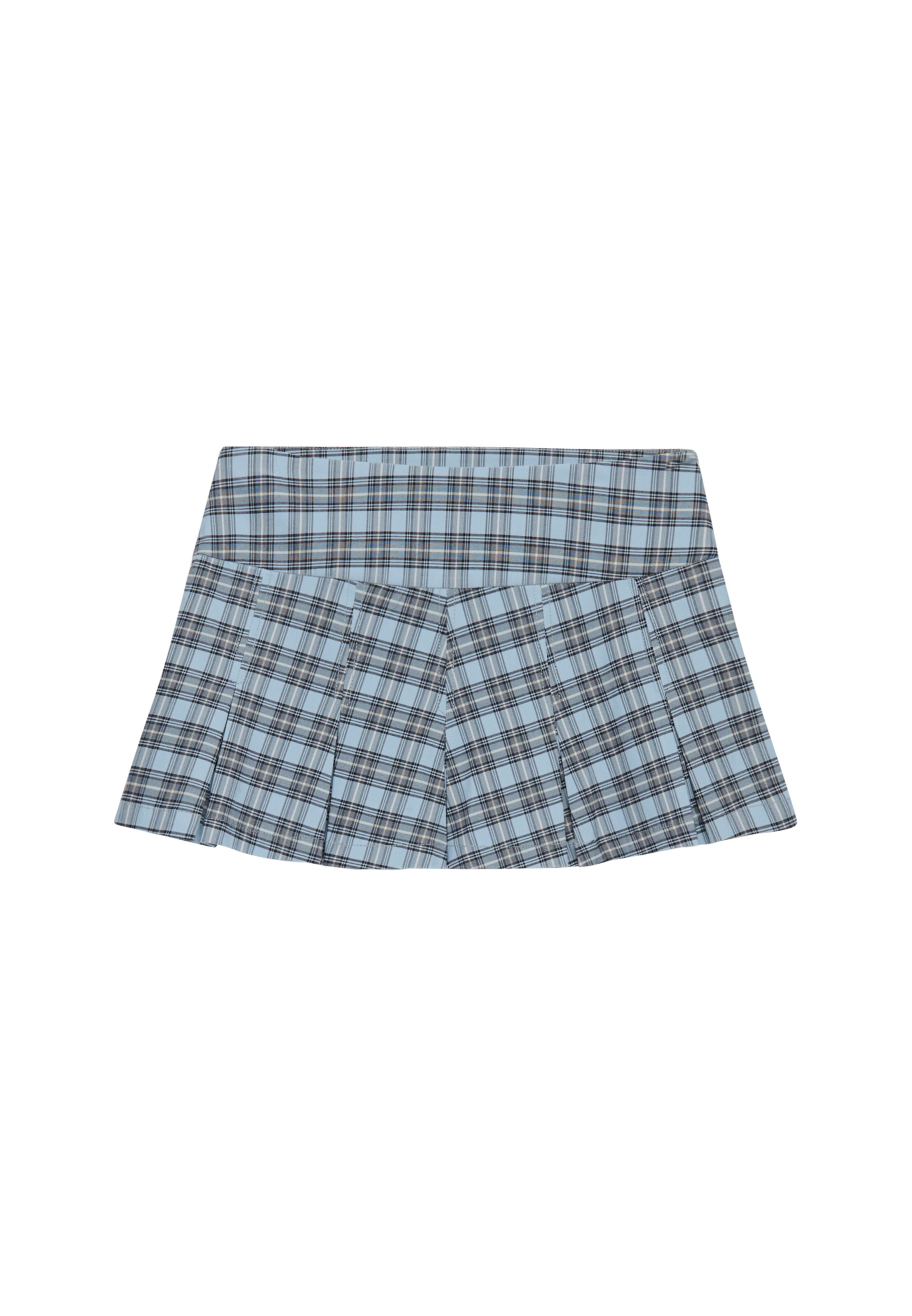 Superdry & Co Jupe 'Bench x Superdry & Co' en 38 en beige / bleu clair / noir / blanc, Vue avec produit