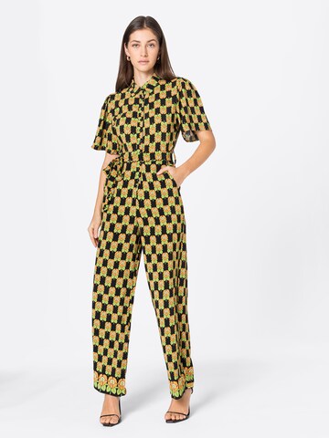 Tuta jumpsuit di Warehouse in colori misti: frontale