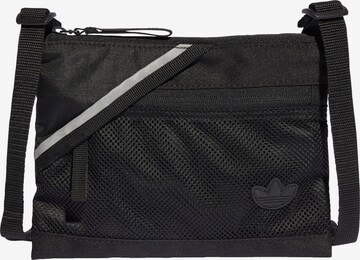 ADIDAS ORIGINALS - Bolso de hombro 'Adicolor Sacoche' en negro: frente