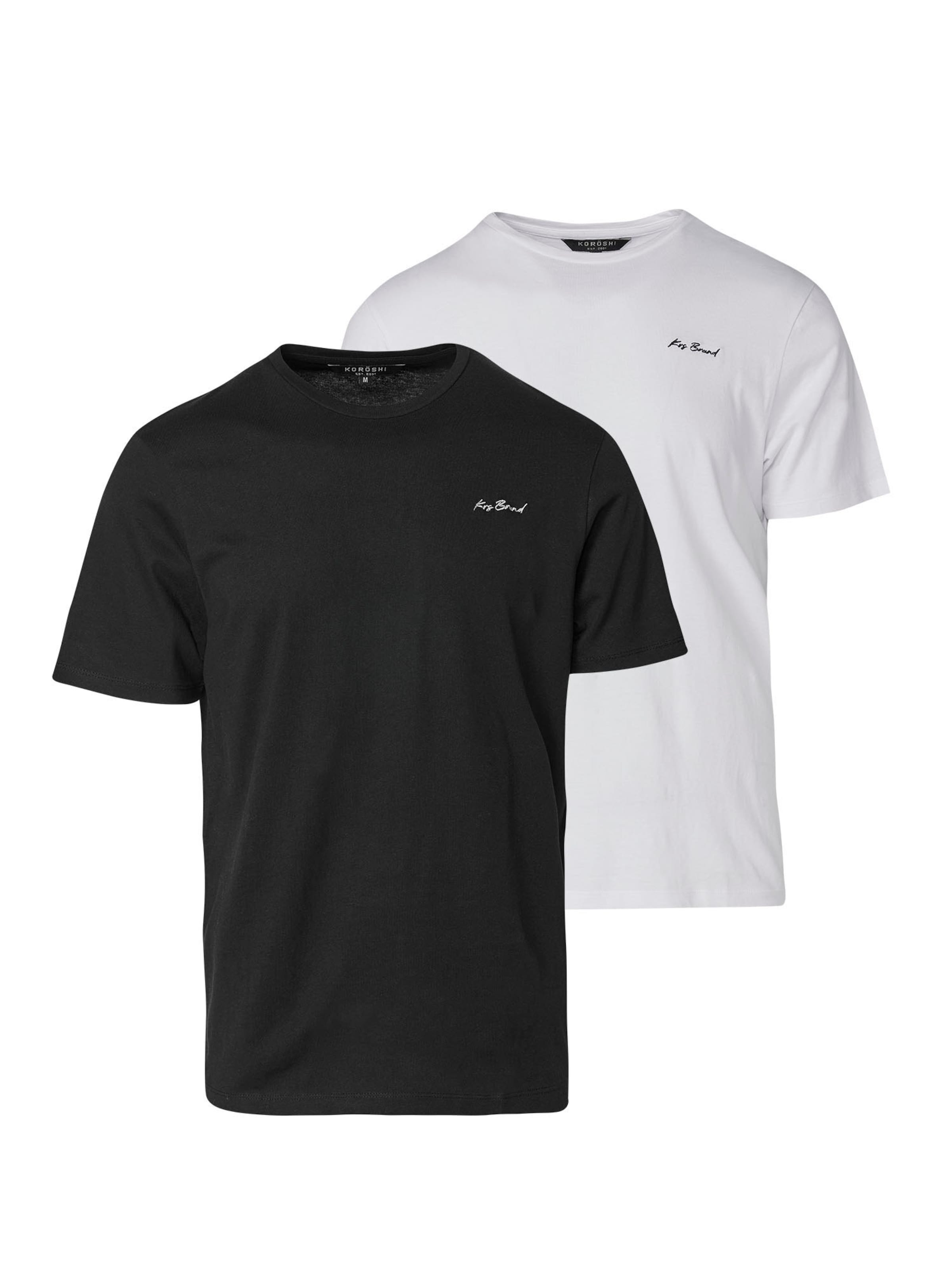 juoda KOROSHI Marškinėliai: priekis