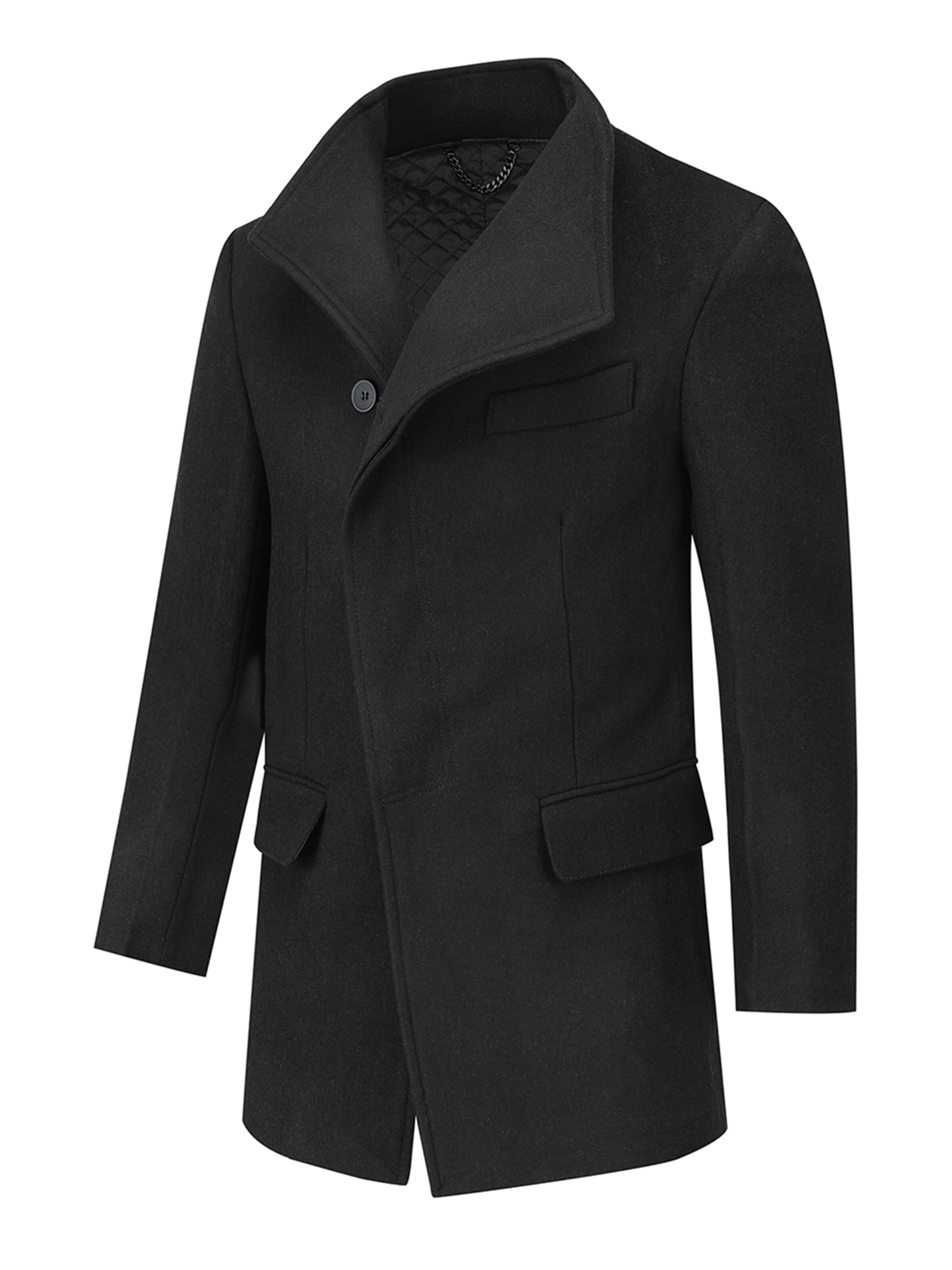 Youthup Winter Coat in Black