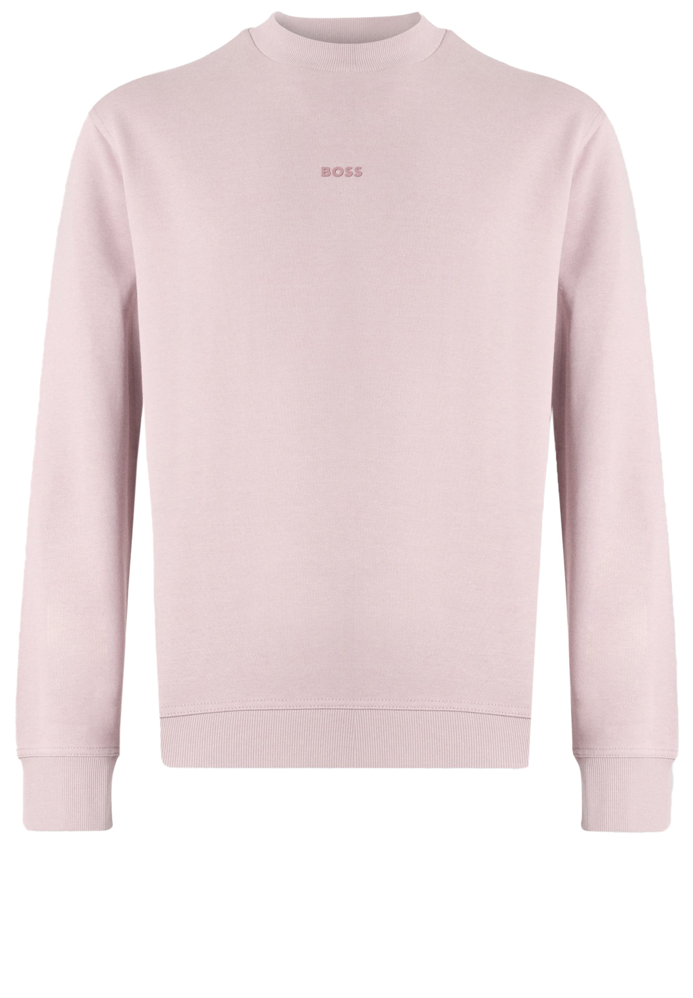 BOSS Sweatshirt 'WeSmallcrew' in Pink: Vorderseite