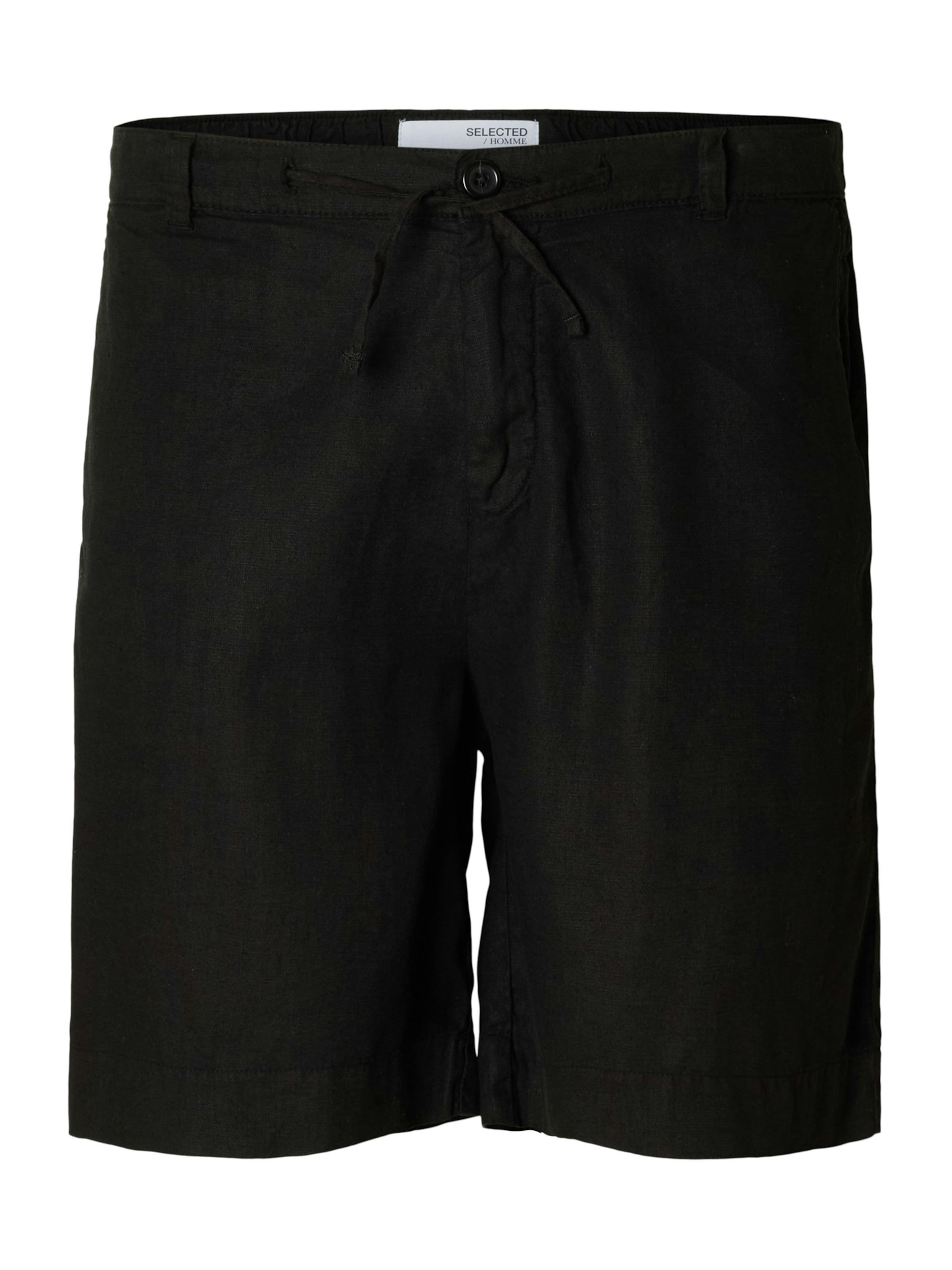 SELECTED Loosefit Shorts 'SLHMAGNUS' in Schwarz: Vorderseite