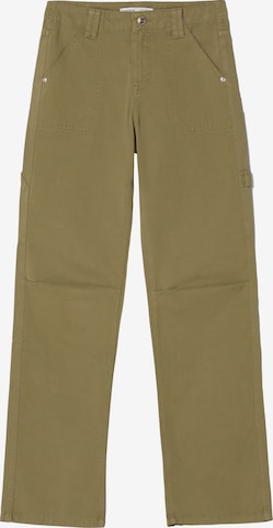 Pantaloni di Bershka in verde: frontale