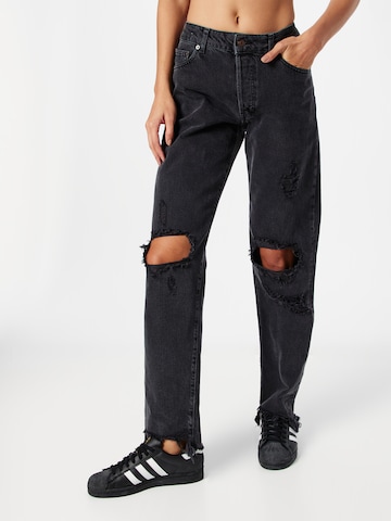 JJXX Regular Jeans 'Seoul' in Zwart: voorkant