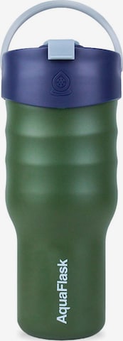 AquaFlask Láhev na vodu 'AquaFlask Termoláhev TUMBLER 887 ml' – zelená: přední strana