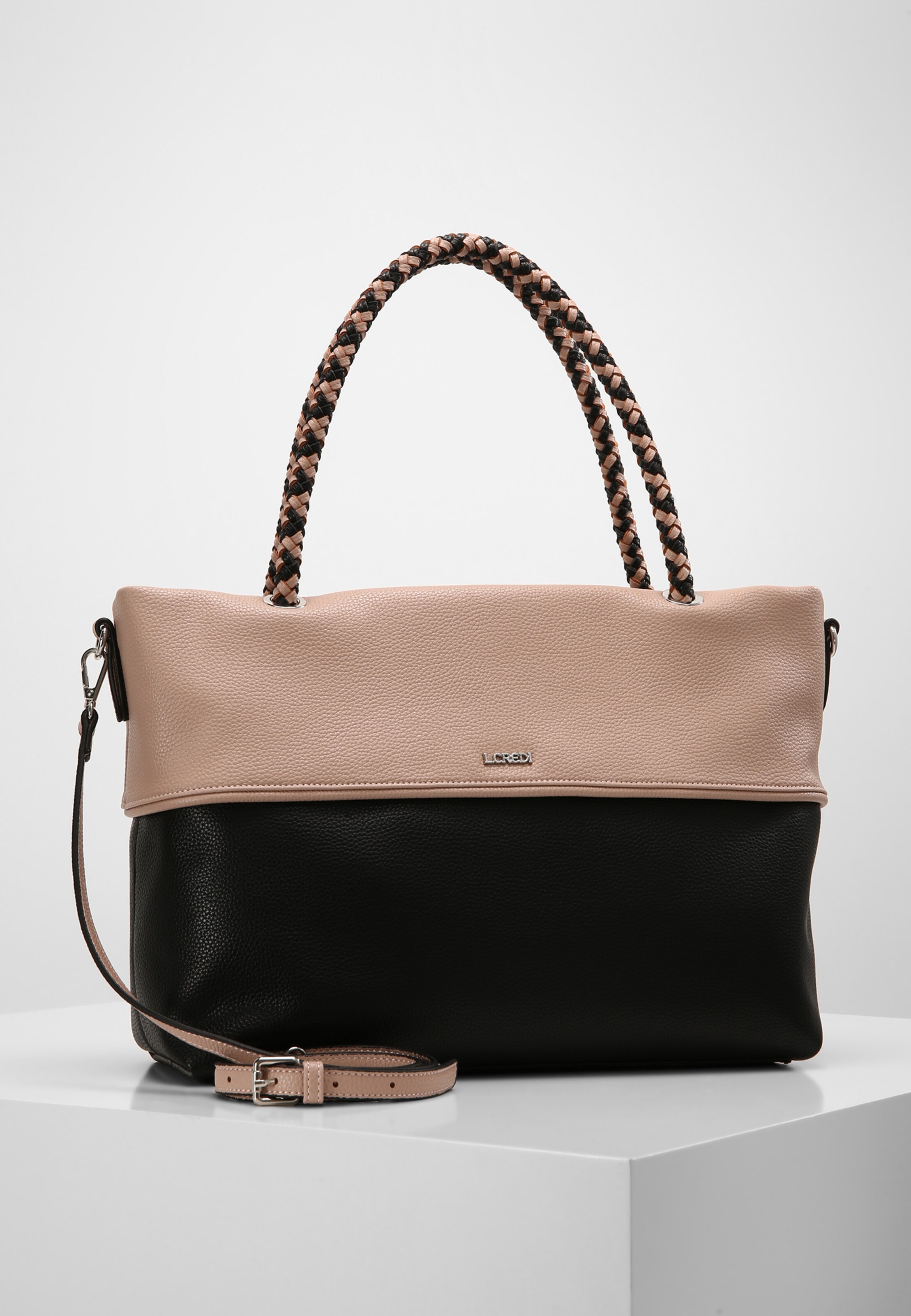 Frauen Taschen & Rucksäcke L.CREDI Henkeltasche 'GIA' in Schwarz - VK22755 Frauen Taschen & Rucksäcke L.CREDI Henkeltasche 'GIA' in Schwarz - VK22755