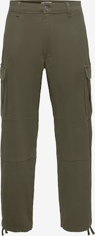 Loosefit Pantalon cargo 'ONSToby' Only & Sons en vert : devant