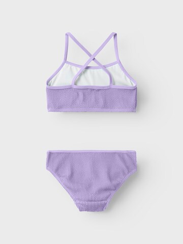 Bustier Bikini 'Zriba' NAME IT en violet