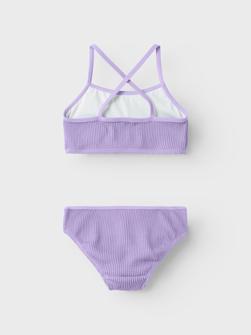 NAME IT - Bustier Bikini 'Zriba' en lila