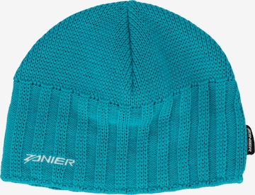 Zanier Beanie 'Isar UX' in Blue: front