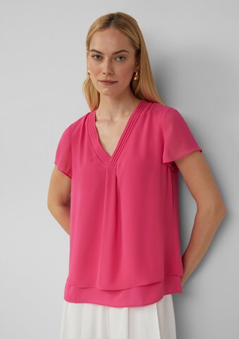 s.Oliver BLACK LABEL Bluse in Pink: Vorderseite