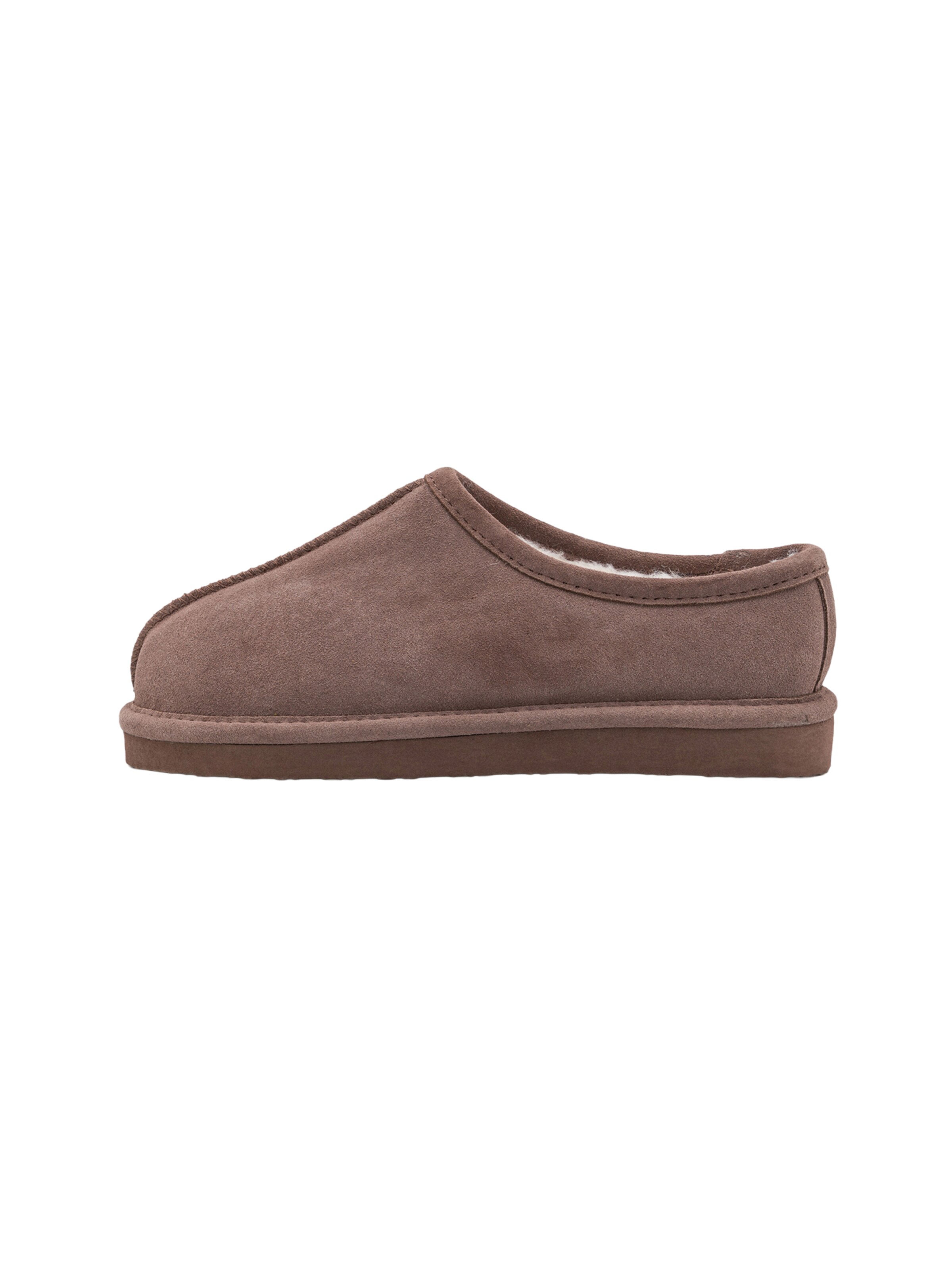 Bianco Classic Flats 'SNOW' in Brown: front