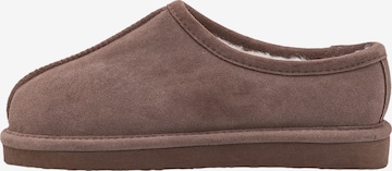 Bianco Classic Flats 'SNOW' in Brown: front