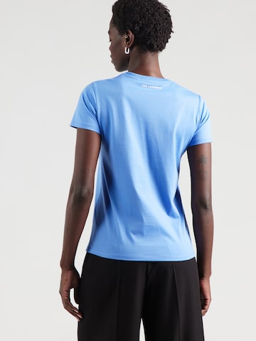 Karl Lagerfeld T-shirt 'ESSENTIAL' i blå