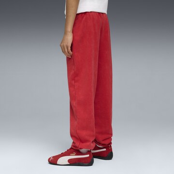 PUMA Tapered Sportbroek 'Scuderia Ferrari' in Rood