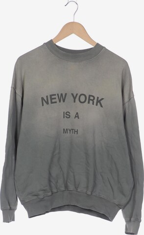 Anine Bing Sweatshirt & Zip-Up Hoodie in M in Grey: front