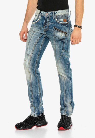 CIPO & BAXX Regular Jeans 'Bunker' in Blau