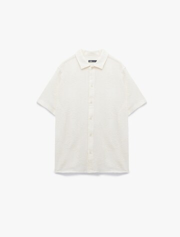 Koton Regular fit Button Up Shirt in Beige