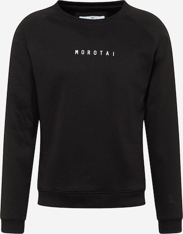 MOROTAI Sports sweatshirt in Black: front