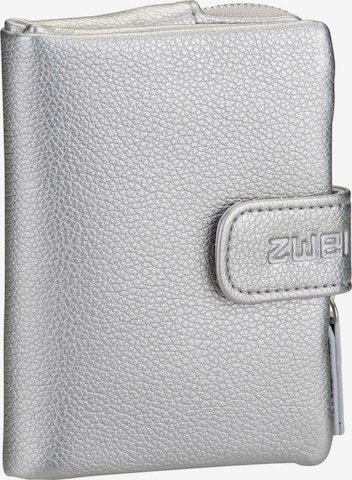 ZWEI Wallet 'Mademoiselle MW5' in Silver: front